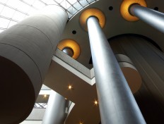 Westin Peachtree Atlanta hotel lobby area.